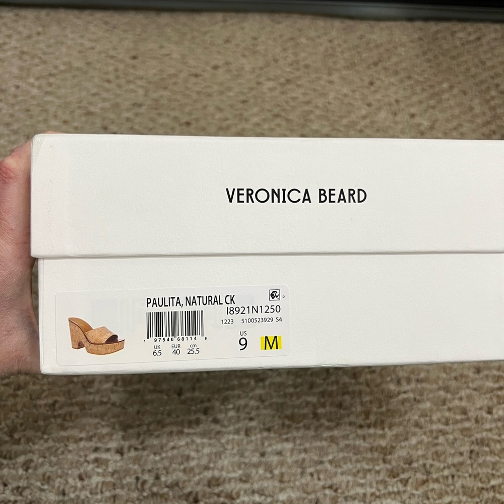 Veronica Beard Paulita Platform Slide Sandal - Picture 7 of 7